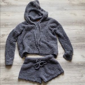 POL Grey Cozy Lounge Set